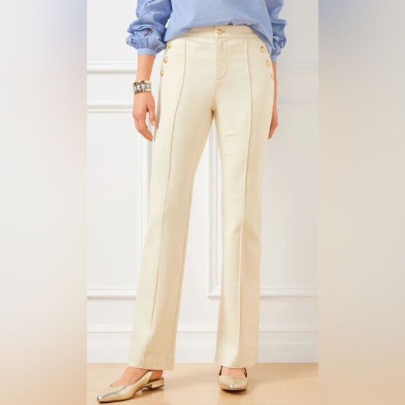 Talbots Pants - Talbots Flare Leg Sailor Jeans Size 4 Petite